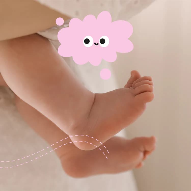 Historia con pies de bebé