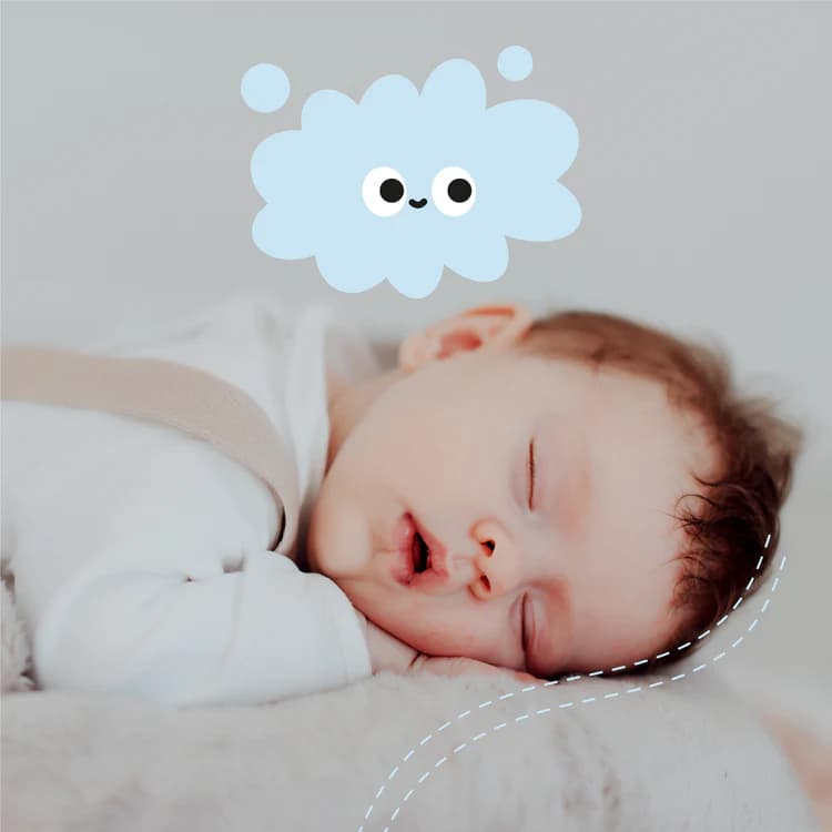 Bebé descansando mejor