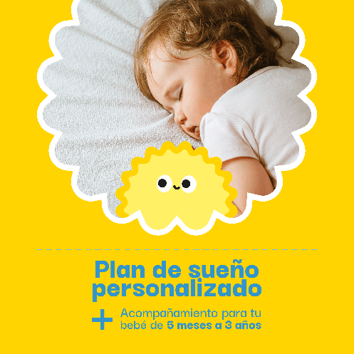 Plan de sueño personalizado + acompañamiento para tu bebé de 5 meses a 3 años